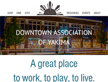 Tablet Screenshot of downtownyakima.com